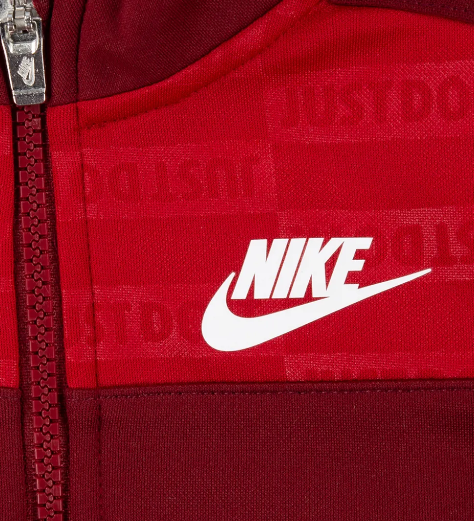 Nike Træningssæt - Cardigan/Bukser - Gym Red