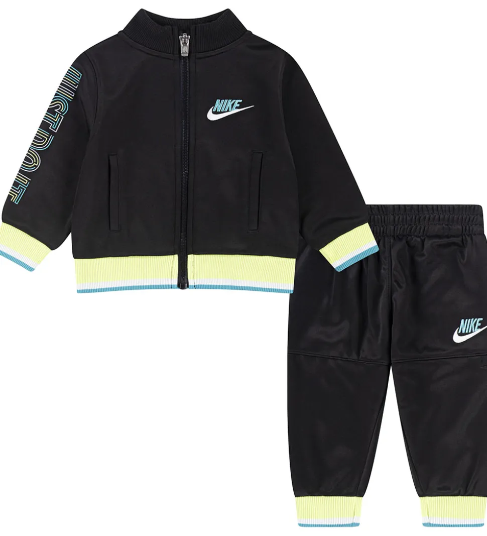 Nike Træningssæt - Cardigan/Bukser - Sort