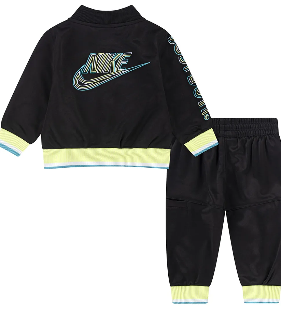 Nike Træningssæt - Cardigan/Bukser - Sort