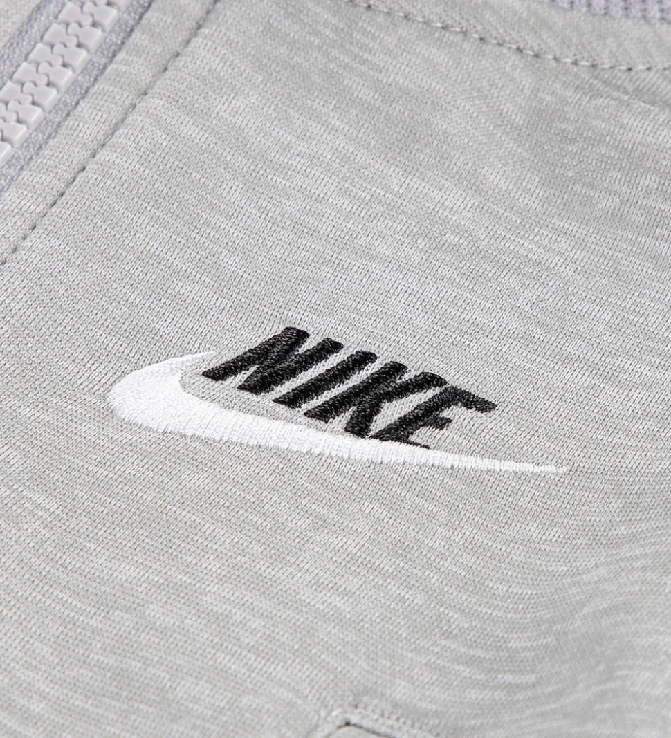 Nike Træningssæt - Cardigan/Bukser - Light Smoke Grey Heather