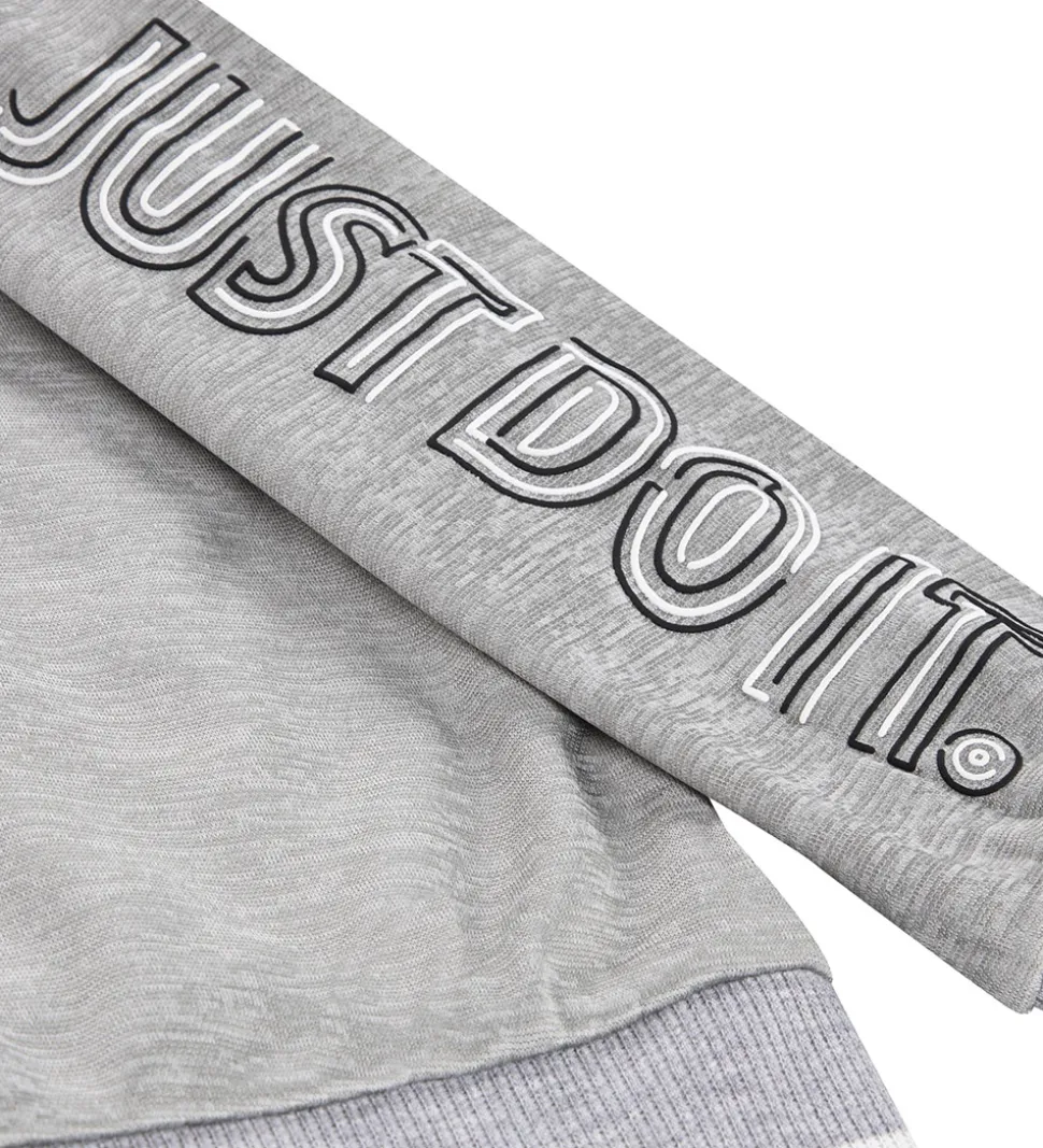 Nike Træningssæt - Cardigan/Bukser - Light Smoke Grey Heather