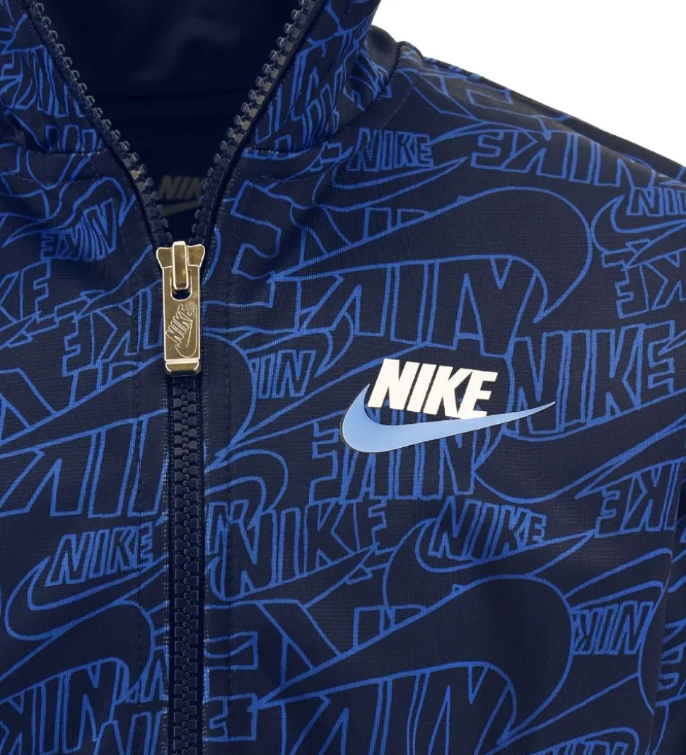 Nike Træningssæt - Cardigan/Bukser - Read - Midnight Navy