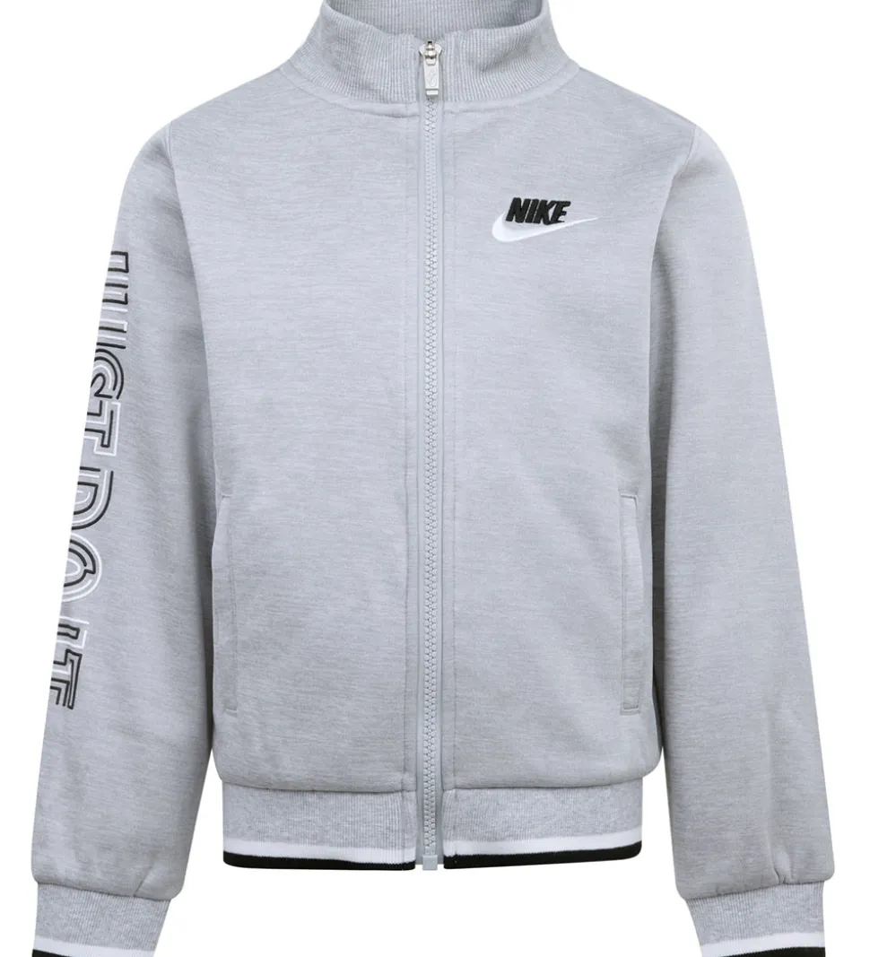 Nike Træningssæt - Cardigan/Bukser - Light Smoke Grey Heather