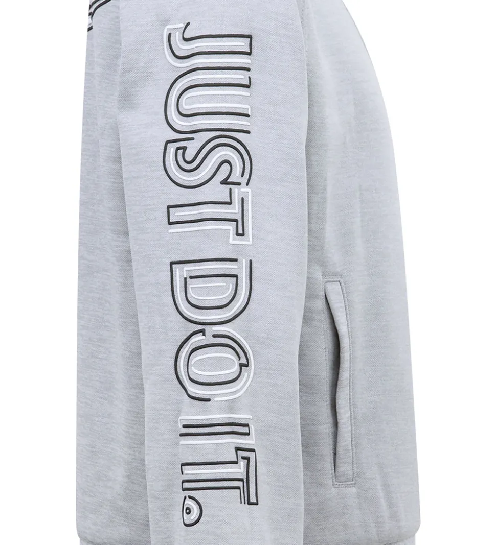 Nike Træningssæt - Cardigan/Bukser - Light Smoke Grey Heather