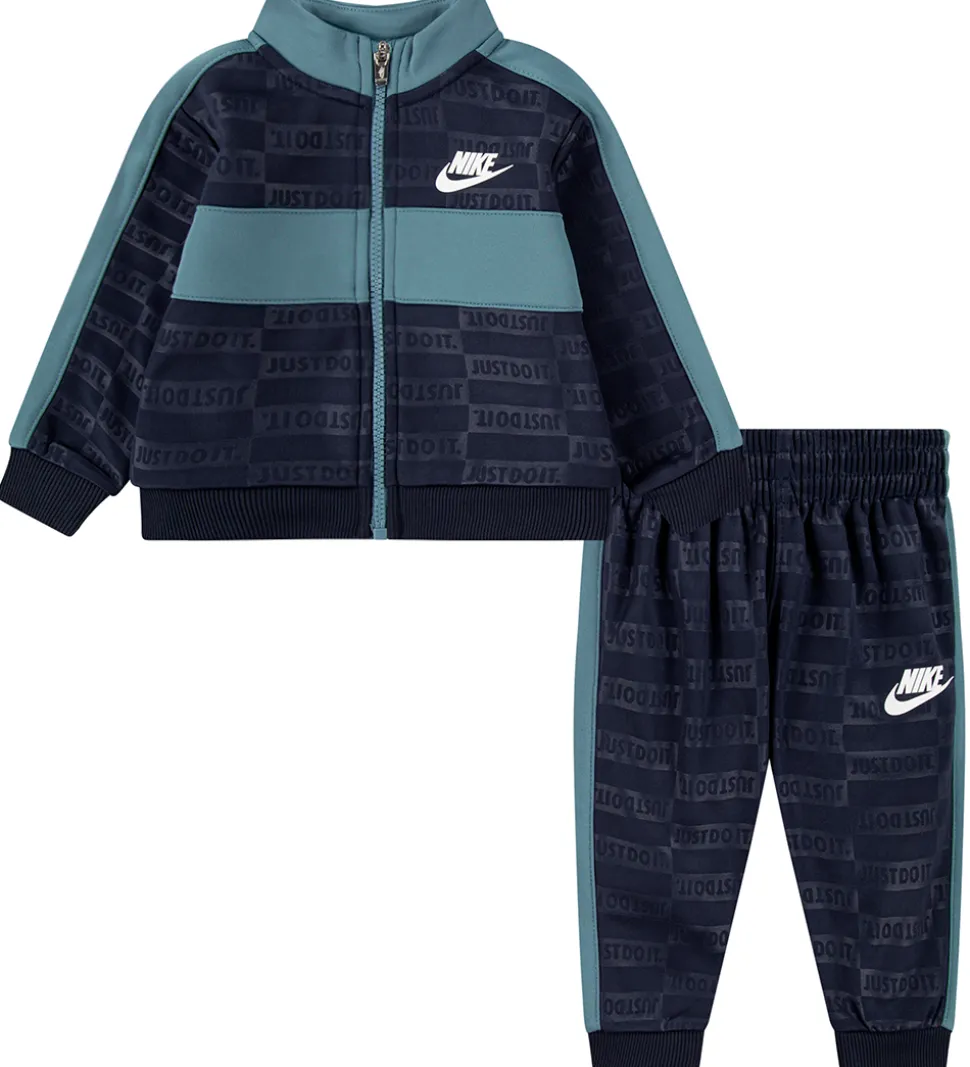 Nike Træningssæt - Cardigan/Bukser - Midnight Navy