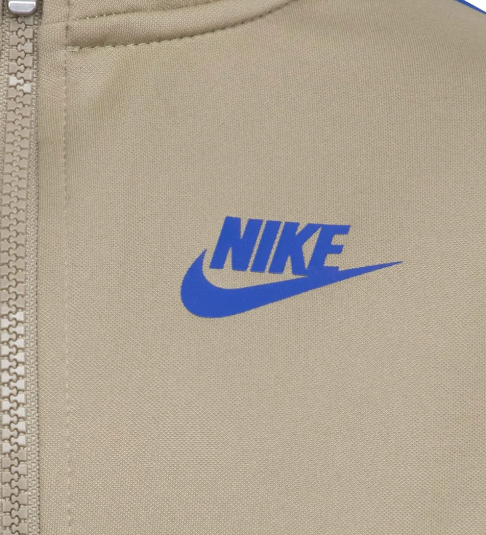 Nike Træningssæt - Khaki m. Blå/Navy