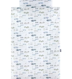 Nørgaard Madsens Sengetøj - Voksen - Hvid m. Gamle Biler