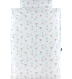 Nørgaard Madsens Sengetøj - Baby - Hvid m. Elefanter