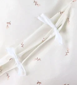 Nørgaard Madsens Sengetøj - Voksen - Off White m. Mauve Blomster