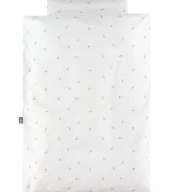 Nørgaard Madsens Sengetøj - Voksen - Off White m. Mauve Blomster