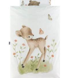 Nørgaard Madsens Sengetøj - Baby - Hvid m. Bambi