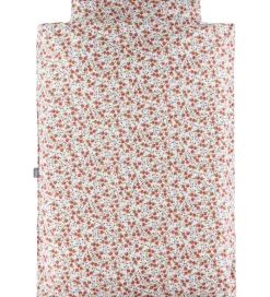 Nørgaard Madsens Sengetøj - Voksen - Hvid m. Røde Blomster