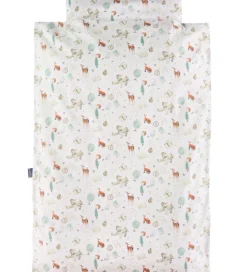 Nørgaard Madsens Sengetøj - Baby - Off White m. Videnskabsfolk