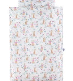 Nørgaard Madsens Sengetøj - Baby - Natur m. Mus i Haven