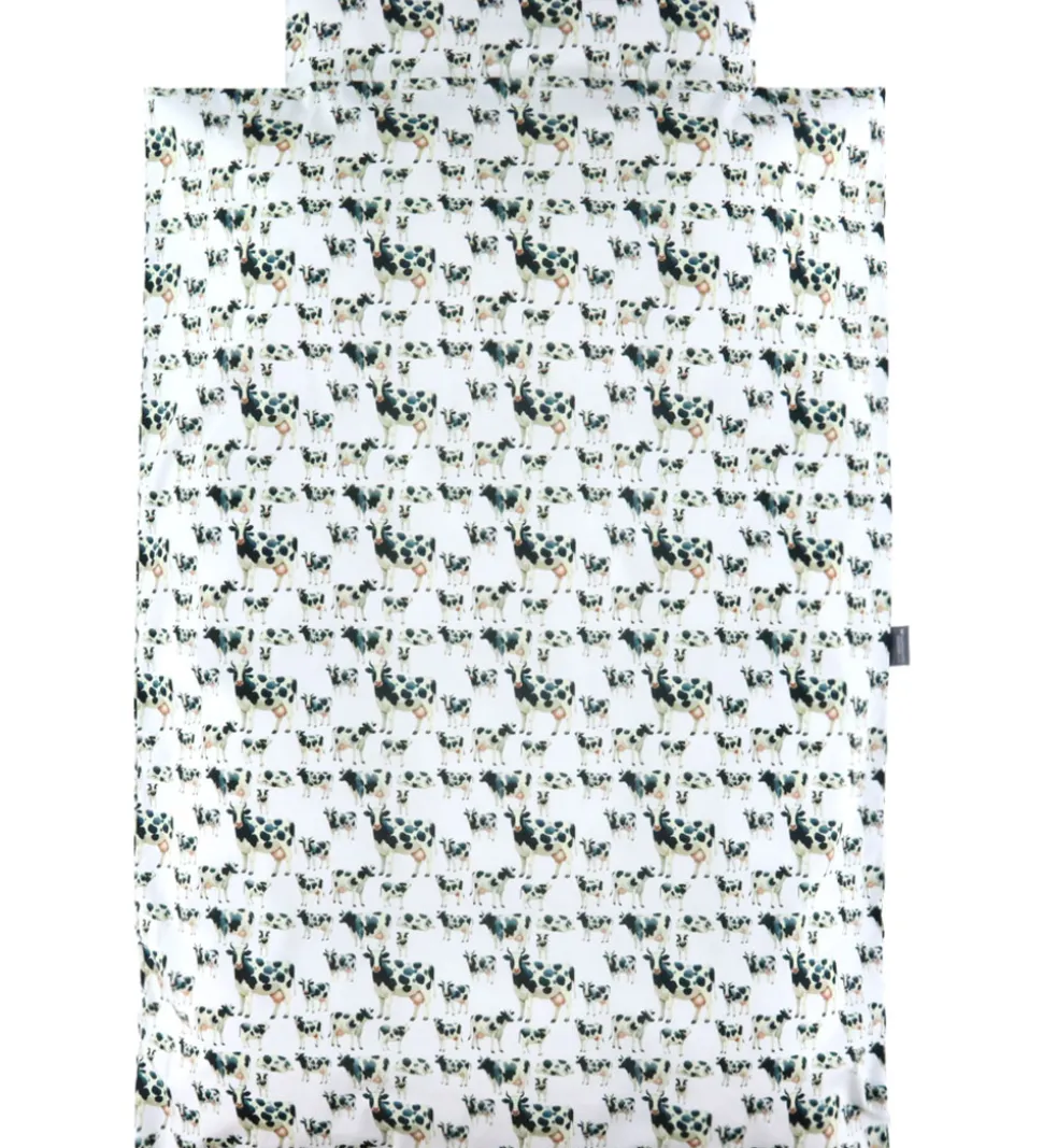 Nørgaards Madsens Sengetøj - Voksen - Hvid m. Køer