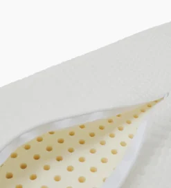 Nsleep Barnevognsmadras - Naturlatex - 36x96 cm - Hvid