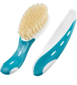 Nuk Babybørste m. Kam - Blå