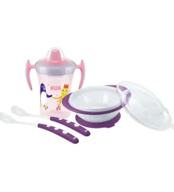 Nuk Spisesæt - 4 Dele - Lær At Spise