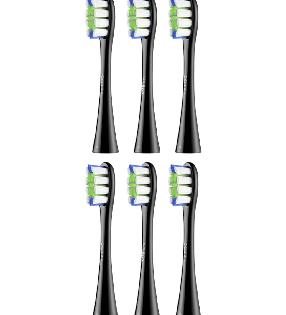 OCLEAN Tandbørste-hoveder - Professional Clean - 6-pak - Sort