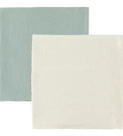 OOh Noo Stofbleer - 2-pak - 65x65 cm - Ivory & Sage