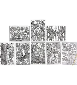 Ooly Magiske Maleark - Hidden Colors - 8 Stk. - Magic Nature