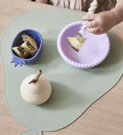 OYOY Bestik - Silikone - 3 dele - Mellow Cutlery - Lavender/Vani