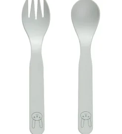 OYOY Børnebestik - Bioplast - 2 Dele - Pullo - Pale Mint