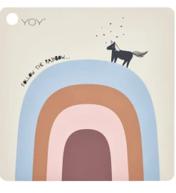 OYOY Dækkeserviet - Follow The Rainbow - Beige