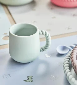 OYOY Dækkeserviet - Silikone - Theo Dino - Pale Blue