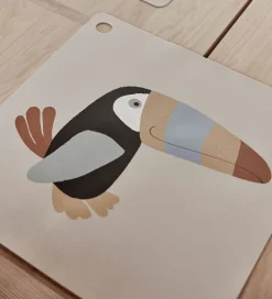 OYOY Dækkeserviet - Silikone - Toucan - Clay