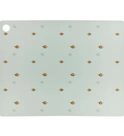 OYOY Dækserviet - Silikone - Billy Dino - Pale Green