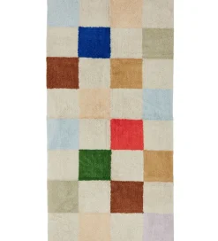 OYOY Gulvtæppe - Chess Rug - 168x84 cm - Multi