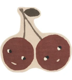 OYOY Gulvtæppe - 86x76 cm - Cherry - Nutmeg