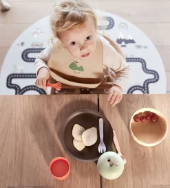 OYOY Hagesmække - Silikone - 2 stk. - Yummy - Minty/Camel