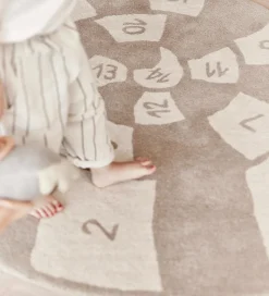 OYOY Hinketæppe - Nautilus - 112x100 cm - Clay/Off White