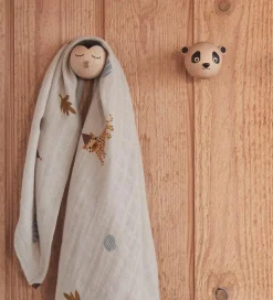 OYOY Knage - 4x4x4 cm - Mini - Panda - Natur