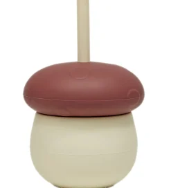 OYOY Kop - Mushroom - Off White/Red