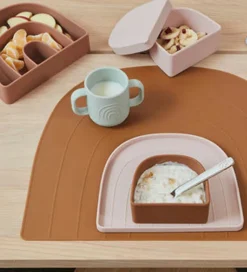 OYOY Kopper - Silikone - 2-pak - Kappu - Clay/Pale Mist