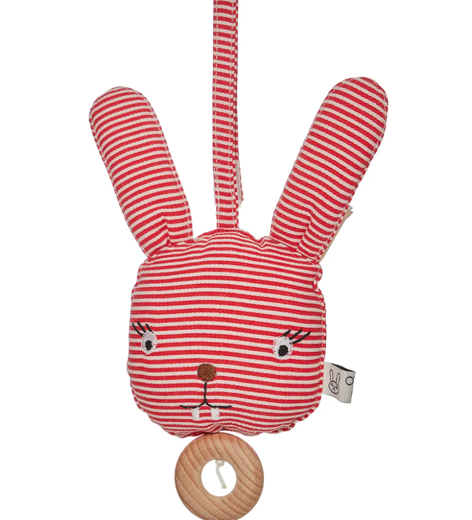 OYOY Musikuro - Rosy Rabbit - Cherry Red