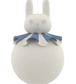 OYOY Natlampe - Kanin - 12x18,5 cm - Offwhite/Blå