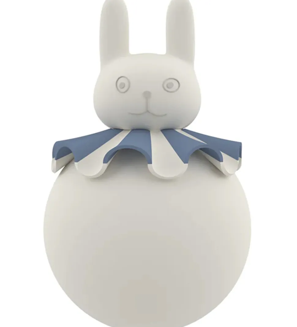 OYOY Natlampe - Kanin - 12x18,5 cm - Offwhite/Blå