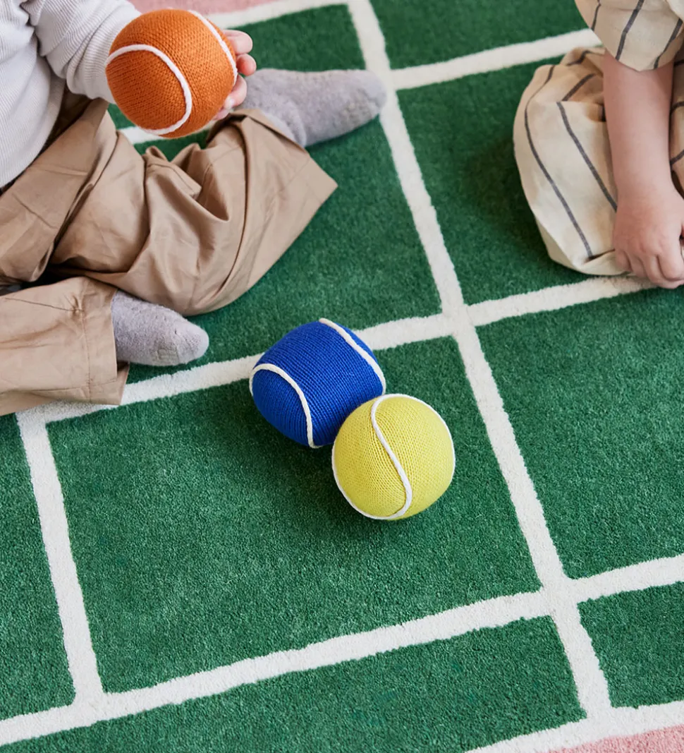 OYOY Rangle - Tennisbolde - Apricot / Blue