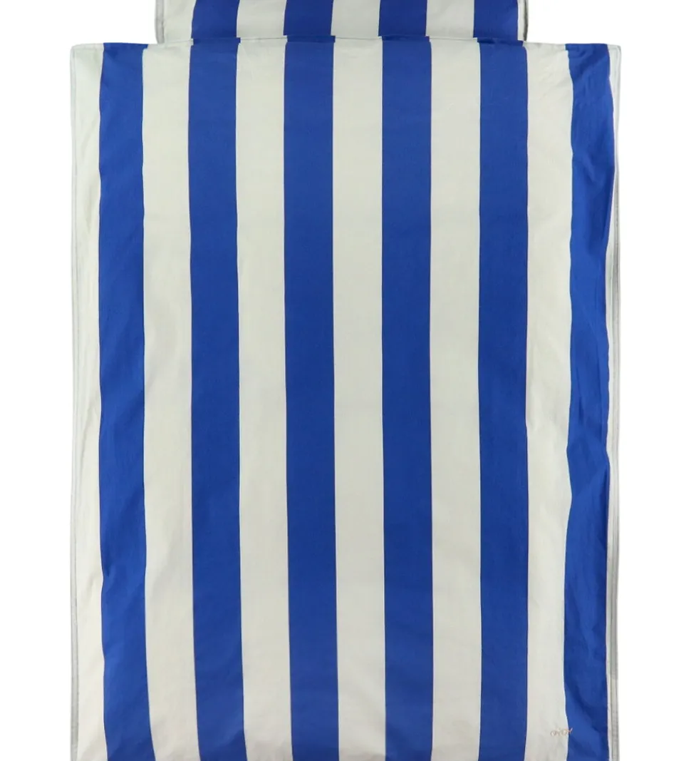 OYOY Sengetøj - Baby - Shima - Optic Blue