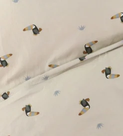 OYOY Sengetøj - Junior - Toucan - Clay