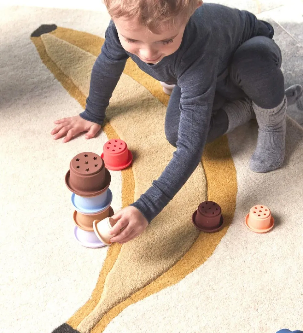 OYOY Stablekopper - Tawa Silikone - Cherry Red/Vanilla