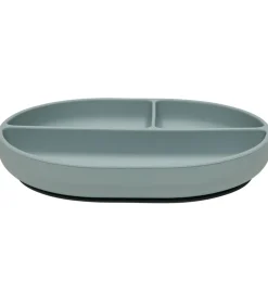 OYOY Tallerken - Enkei Suction - Silikone - Dusty Blue