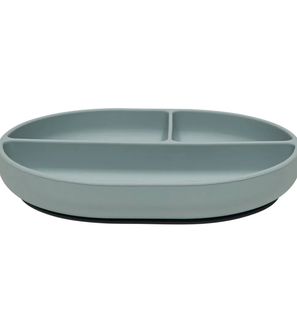 OYOY Tallerken - Enkei Suction - Silikone - Dusty Blue