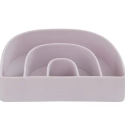 OYOY Tallerken & Skål - Silikone - Rainbow - Lavender/Caramel