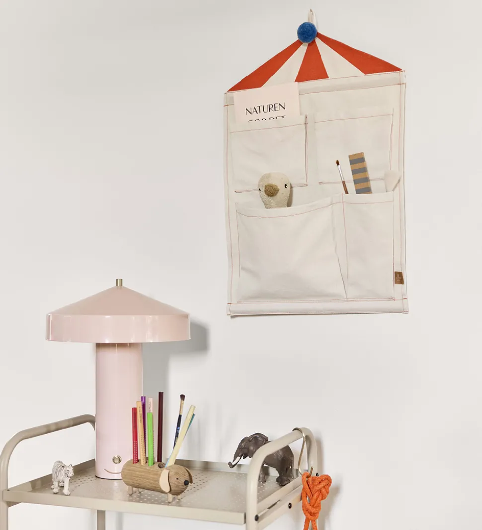 OYOY Vægopbevaring - Circus - Clay/Rød