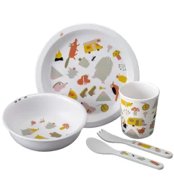 Petit Jour Paris Spisesæt - 5 Dele - Melamin - Eventyret